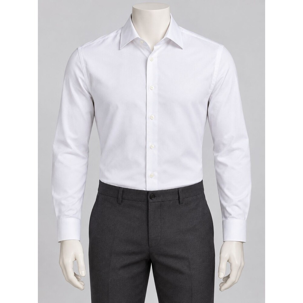 Men's Kenneth Cole Reaction Slim Fit White Dress Shirt 34/35 16.5